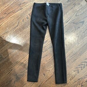 David Lerner faux suede leggings in black!  Excellent condition!  Size Small